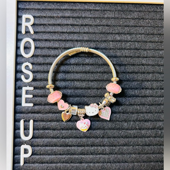 Jewelry - Hello Kitty Charm Bracelet PINK!